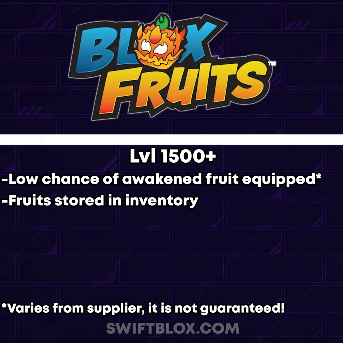 Level 1500+ Boosted Account